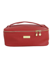 Premium Medium Beauty Case in Red