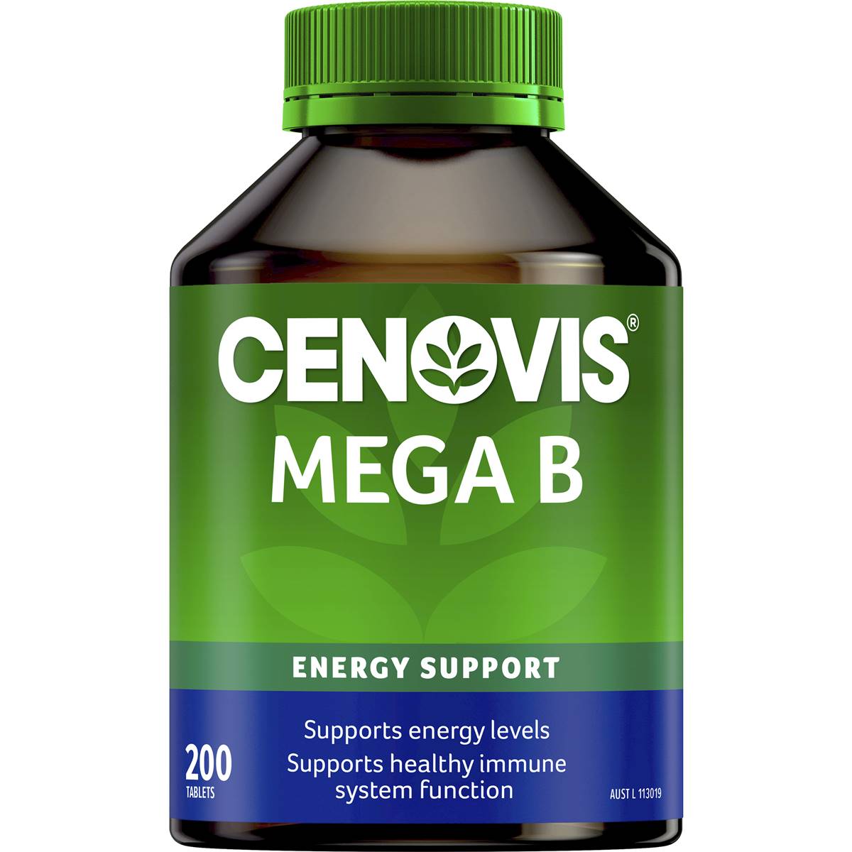 Cenovis Mega Vitamin b Tablets With b3 b6 b12 + Biotin For Energy 200 Pack