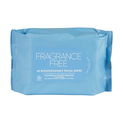 40 Pack Cleansing & Makeup Removal Facial Wipes - Fragrance Free