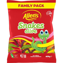 Allen's Snakes Alive Lollies Family Size Bag 405g