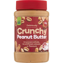 Woolworths Crunchy Peanut Butter 500g