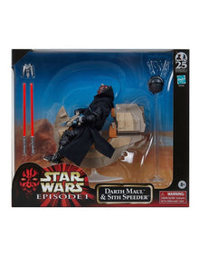 The Black Series Darth Maul and Sith Speeder