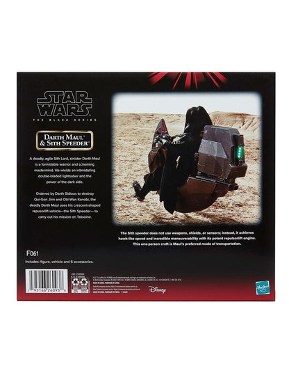 The Black Series Darth Maul and Sith Speeder