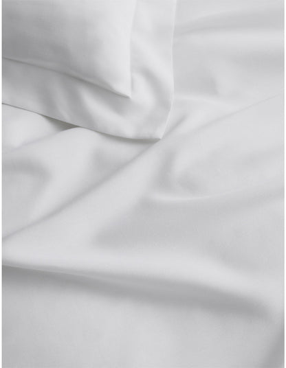 SUPER SOFT TENCEL COTTON DOUBLE QUILT COVER SET - WHITE