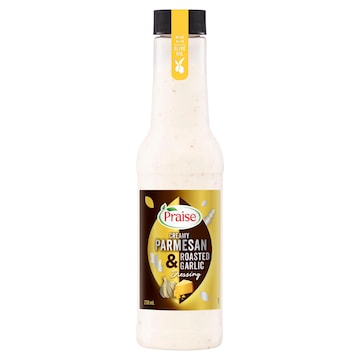 Praise Creamy Parmesan & Roasted Garlic Dressing 250mL