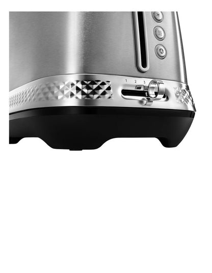 Diadema Long Slot Toaster in Platinum CTV3003M