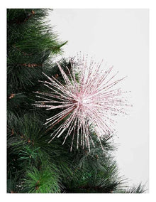 Nostalgia Christmas Plastic Starbust Pick 50cm in Pink