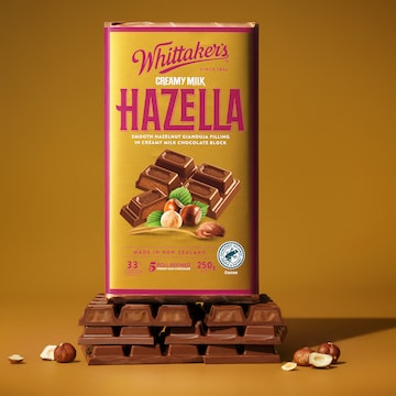 Whittaker's Creamy Milk Hazella Chocolate Block 250g