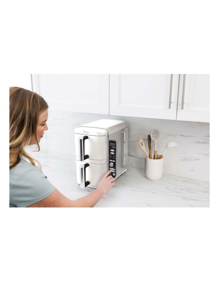 Double Stack 9.5L 2 Drawer SL400WHANZ Air Fryer XXXL in White