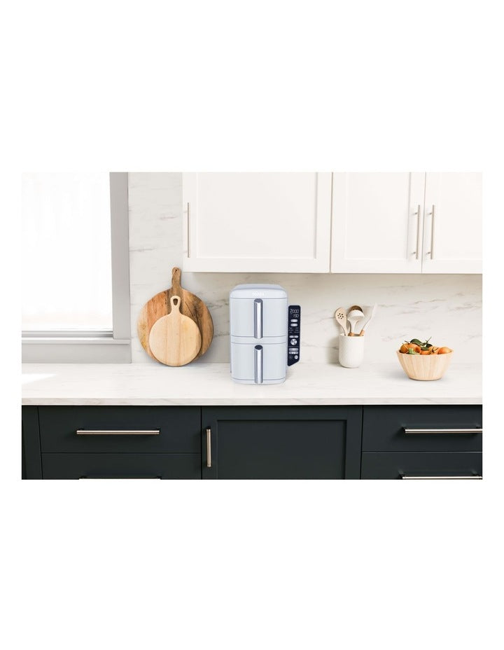 Double Stack 9.5L 2 Drawer SL400WHANZ Air Fryer XXXL in White