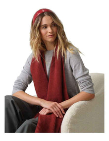 Melody Faux Leather Headband in Burgundy