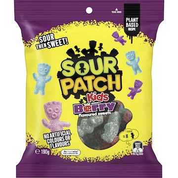 Sour Patch Kids Berry Lollies 190g