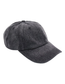 Rya Denim Cap in Black