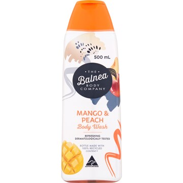 The Balnea Body Company Mango & Peach Body Wash 500mL