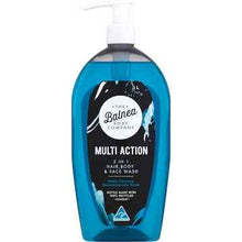 The Balnea Body Company Multi Action 3 in 1 Hair Body & Face Wash 1L