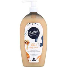 The Balnea Body Company Milk & Honey Body Wash 1L