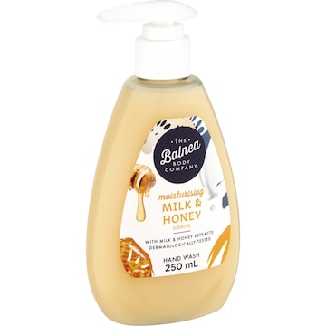 The Balnea Body Company Moisturising Hand Wash Milk & Honey 250mL