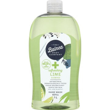 The Balnea Body Company Antibacterial Handwash Refill Lime Scented 1L