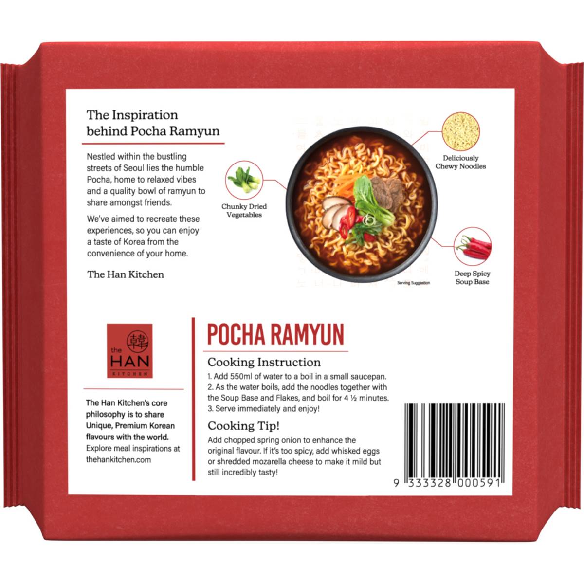 The Han Kitchen Pocha Ramyun 4 Pack