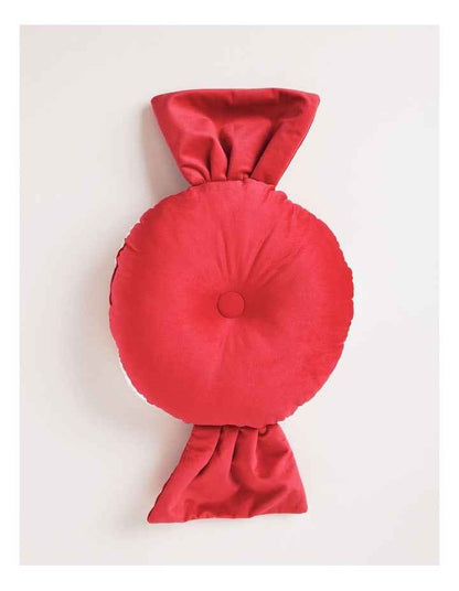 Candyland Christmas Candy Cushion 50cm in Red/White