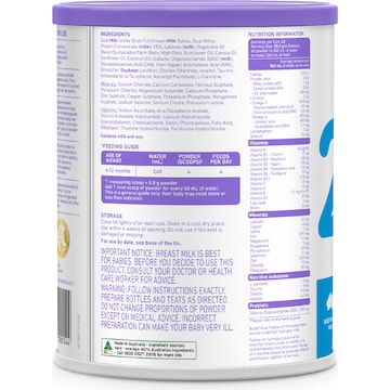 Bubs Goat Stage 2 Formula 800g