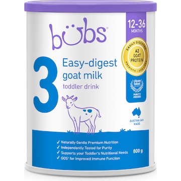 Bubs Goat Formula Stage 3 800g