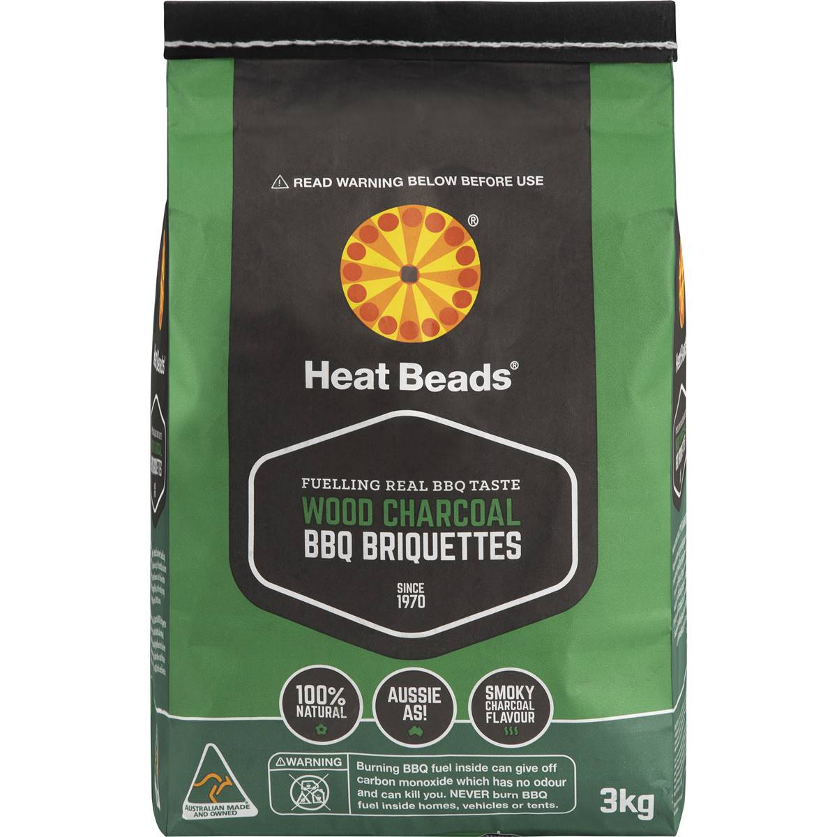 Heat Beads Wood Charcoal Bbq Briquettes 3kg