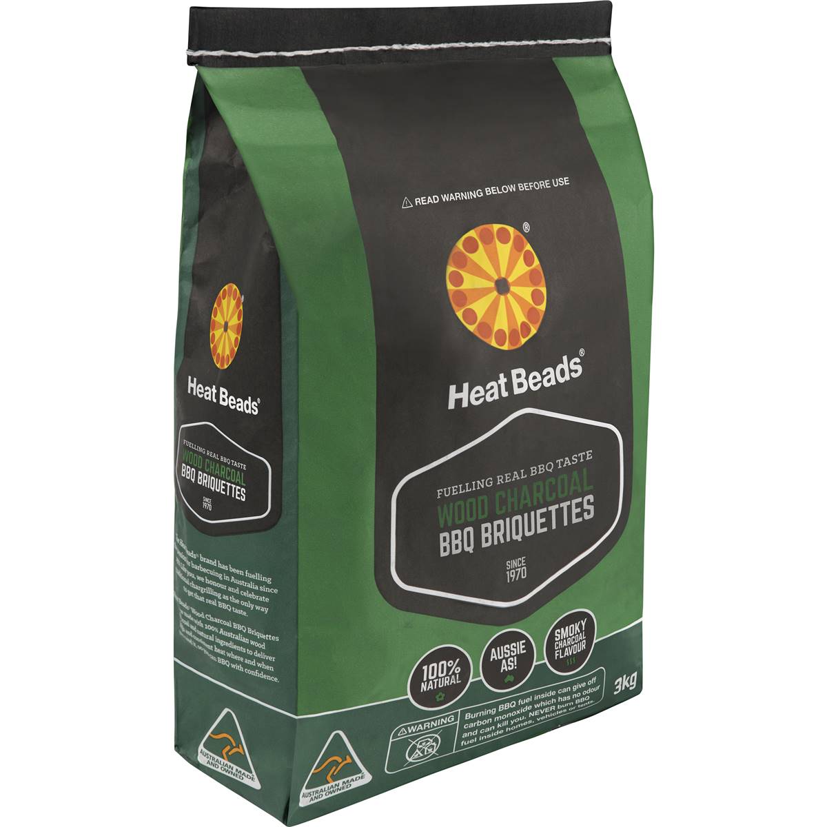 Heat Beads Wood Charcoal Bbq Briquettes 3kg