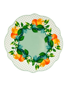 Jardino Scallop Centre Side Plate 19cm in Green