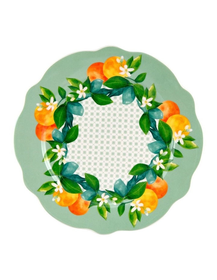 Jardino Scallop Rim Side Plate 19cm in Green