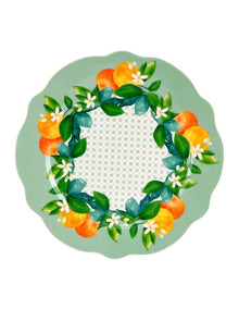 Jardino Scallop Rim Side Plate 19cm in Green
