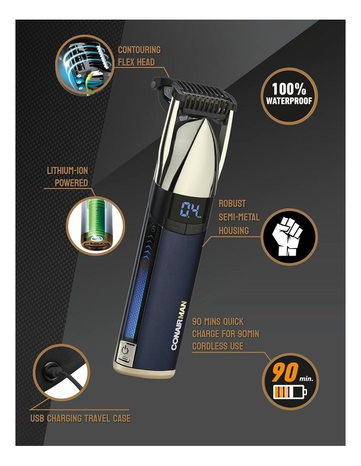 Pro Metal Beard And Stubble Trimmer CM996A