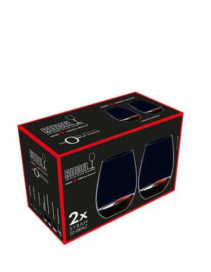O Syrah Shiraz Glass Wine Tumbler Set Of 2
