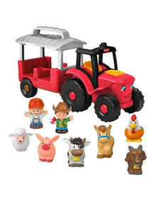 Little People Caring for Animals Tractor Gift Set