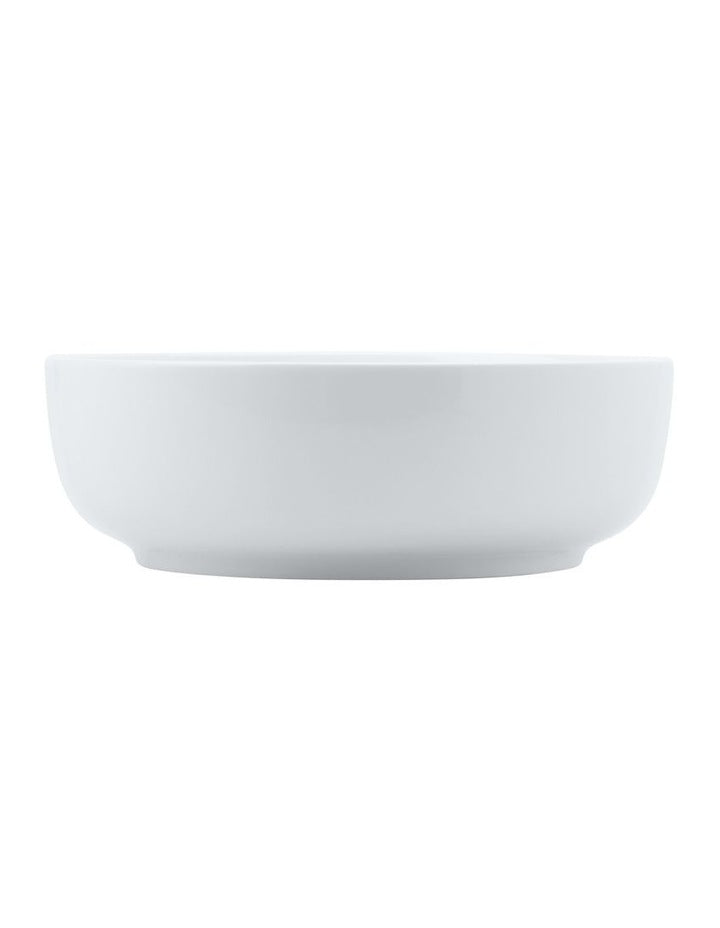 Basics Contemporary Serving Bowl 25x8cm in White