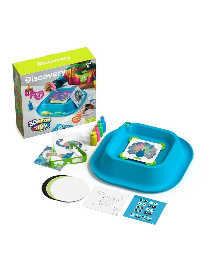 3D Neon Spin Motorized Art Station