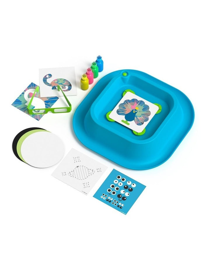 3D Neon Spin Motorized Art Station