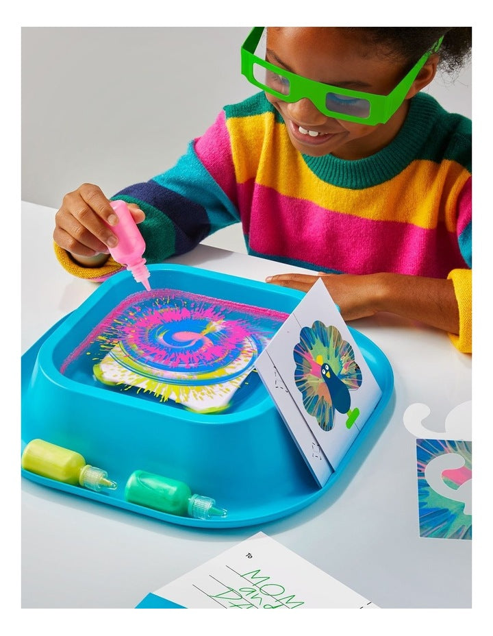 3D Neon Spin Motorized Art Station