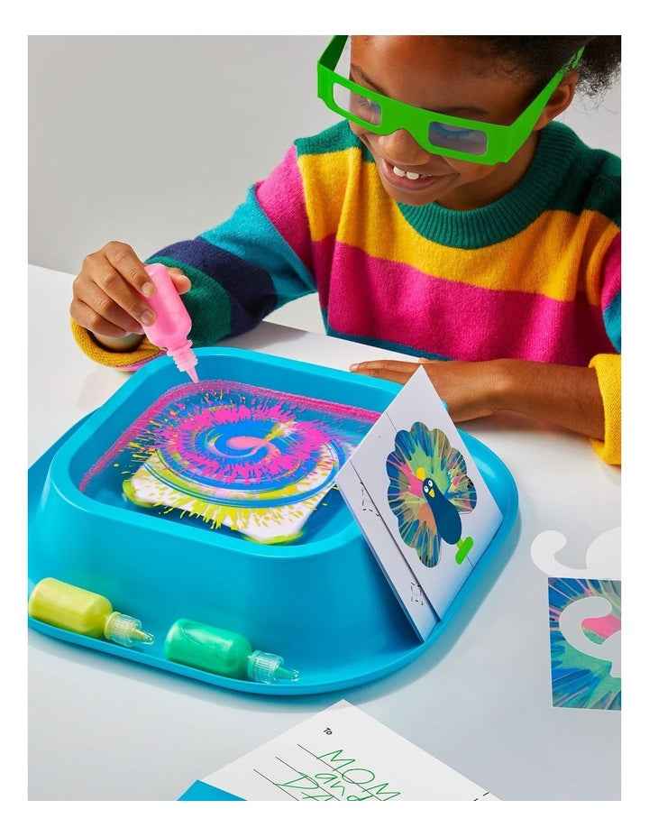 3D Neon Spin Motorized Art Station