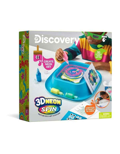 3D Neon Spin Motorized Art Station