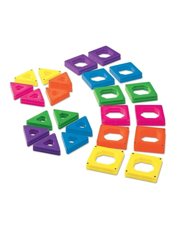 Magnetic Tile Building Blocks Set (50-Piece )