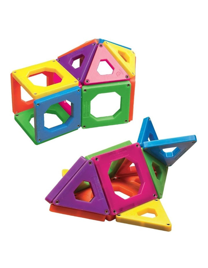 Magnetic Tile Building Blocks Set (50-Piece )