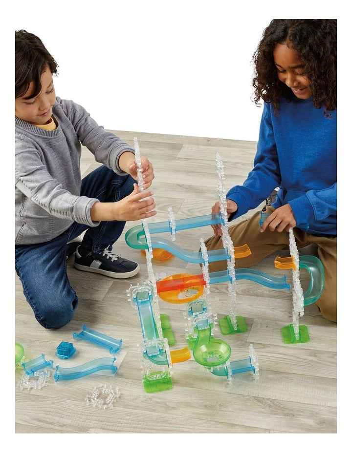 Glow Roll Marble Run Light-Up Construction Set