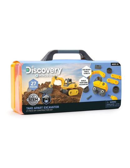 Take Apart Excavator, 27-Piece DIY Construction Set