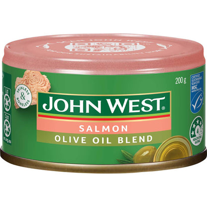 John West Skinless & Boneless Salmon In Olive Oil 200g