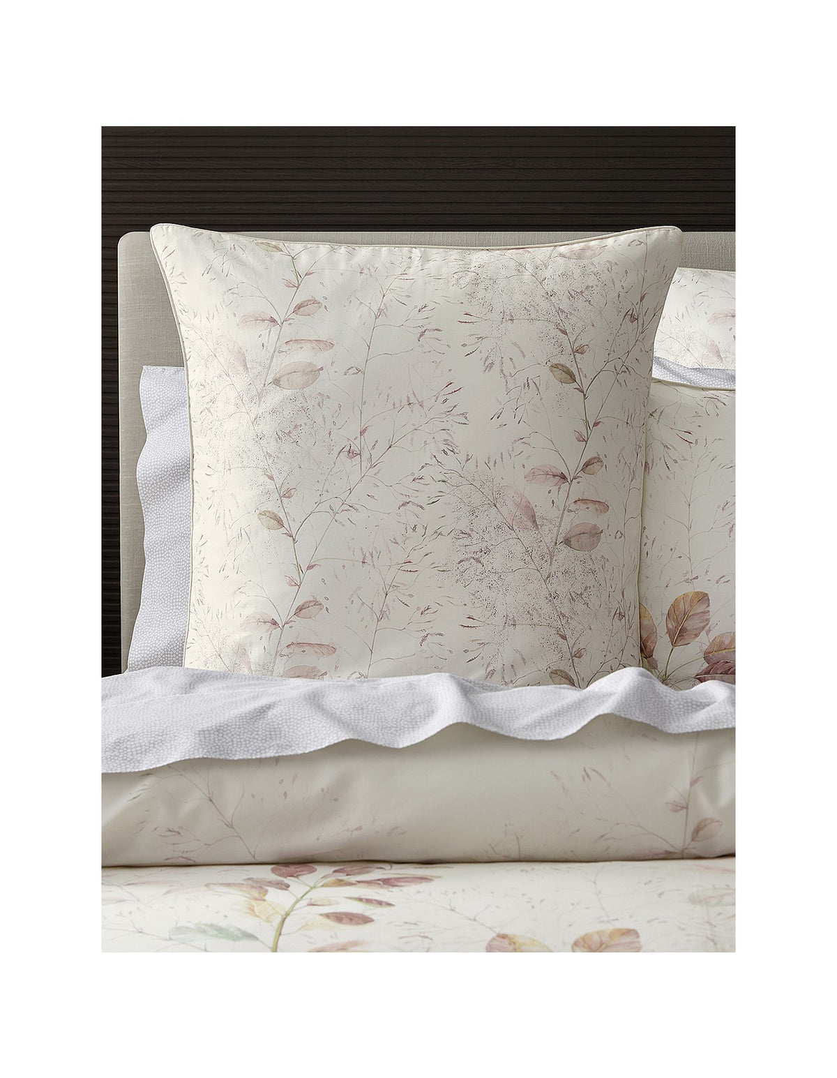 Smokebush European Pillowcase Green Rust Leaf