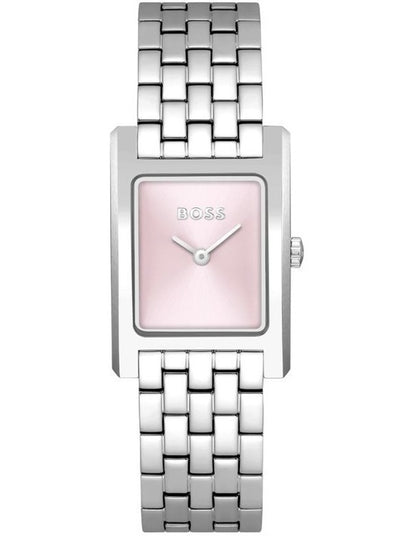 Lucy Stainless Steel Dial Watch in Pink