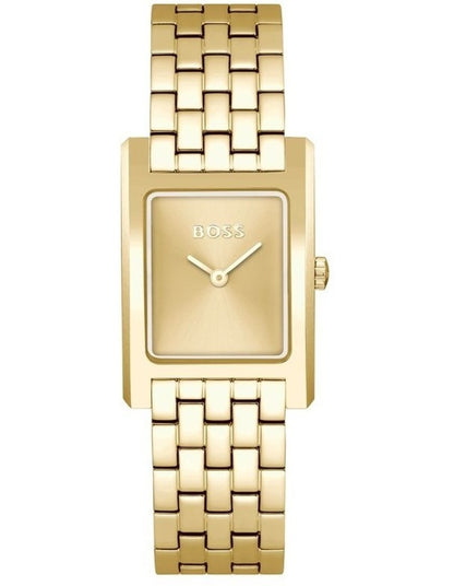 Lucy Ionic Plated Thin Dial Watch in Gold