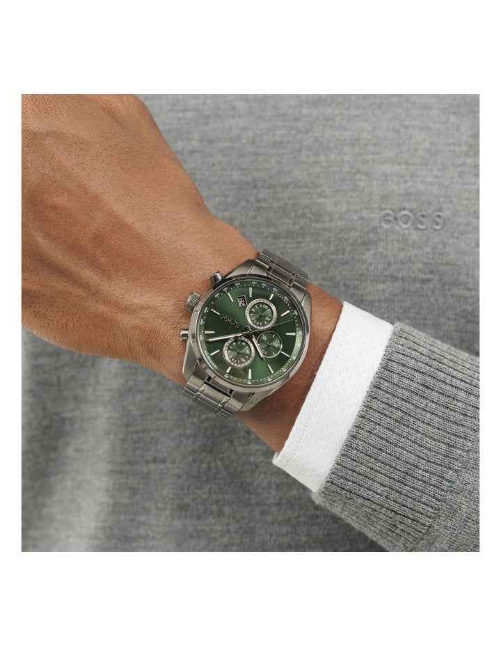 Grand Prix 44 Ionic Plated Dial Watch in Green