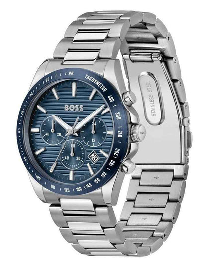 Strike Stainless Steel Watch in Blue